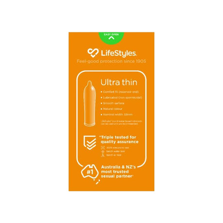 LifeStyles Ultra Thin Condoms 20 - Naughty by Nature Adult Store