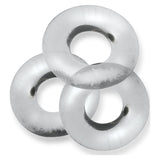 Fat Willy 3 Pc Jumbo Cockrings Clear - Naughty by Nature Adult Store