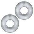 Stiffy 2 Pc Bulge Cockrings by HunkyJunk Ice Clear Ice - Naughty by Nature Adult Store