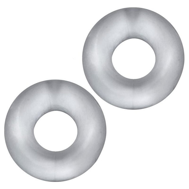 Stiffy 2 Pc Bulge Cockrings by HunkyJunk Ice Clear Ice - Naughty by Nature Adult Store