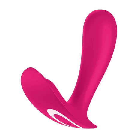 Satisfyer Top Secret Wearable Vibrator Connect App Pink - Naughty by Nature Adult Store