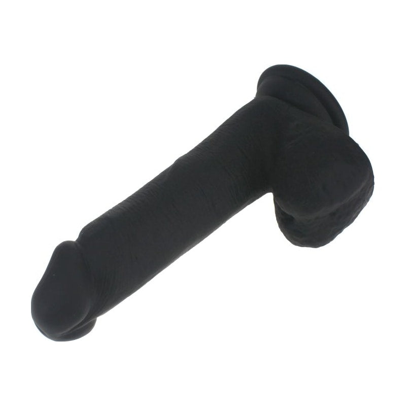 Thick Realistic Cock w Balls Black - Naughty by Nature Adult Store