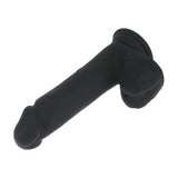 Thick Realistic Cock w Balls Black - Naughty by Nature Adult Store