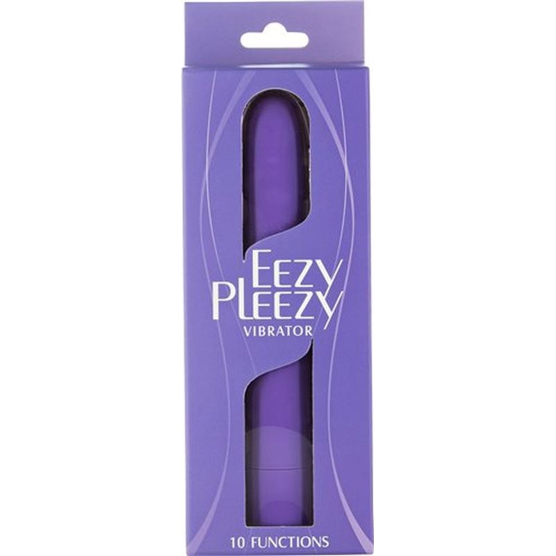 Eezy Pleezy 10 Speed 18cm Bullet Vibrator Purple - Naughty by Nature Adult Store