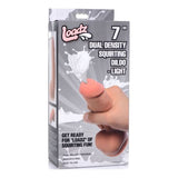 7in Dual Density Squirting Dildo w Balls Reservoir - Naughty by Nature Adult Store