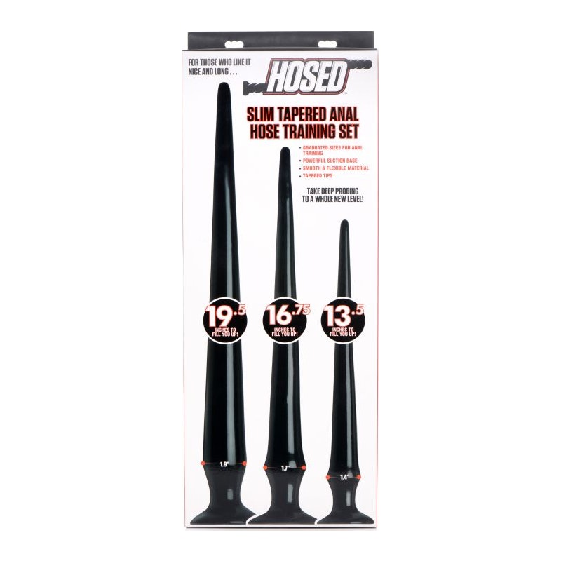Slim Tapered Anal Hose Training Set - Naughty by Nature Adult Store