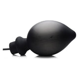 Ass Pand Large Inflatable Silicone Plug Black - Naughty by Nature Adult Store