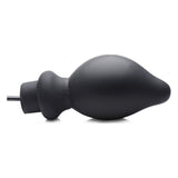 Ass Pand Large Inflatable Silicone Plug Black - Naughty by Nature Adult Store