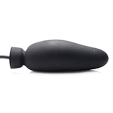 Dick Spand Inflatable Silicone Dildo Black