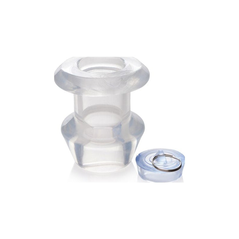 Ass Bung Clear Hollow Anal Dilator 3in Medium - Naughty by Nature Adult Store