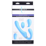 Mighty Rider 10X Strapless Strap-On Blue w Remote - Naughty by Nature Adult Store