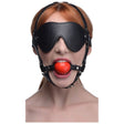Blindfold Harness w Ball Gag - Naughty by Nature Adult Store