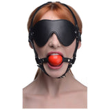 Blindfold Harness w Ball Gag - Naughty by Nature Adult Store