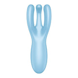 Satisfyer Threesome 4 Connect App Layon Vibrator Blue - Naughty by Nature Adult Store