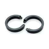 Cockcage U Ring 2 Pc L/XL Black - Naughty by Nature Adult Store