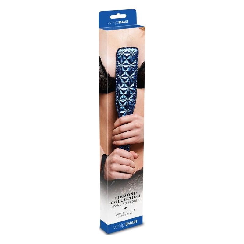 Whip Smart Diamond Paddle Blue - Naughty by Nature Adult Store