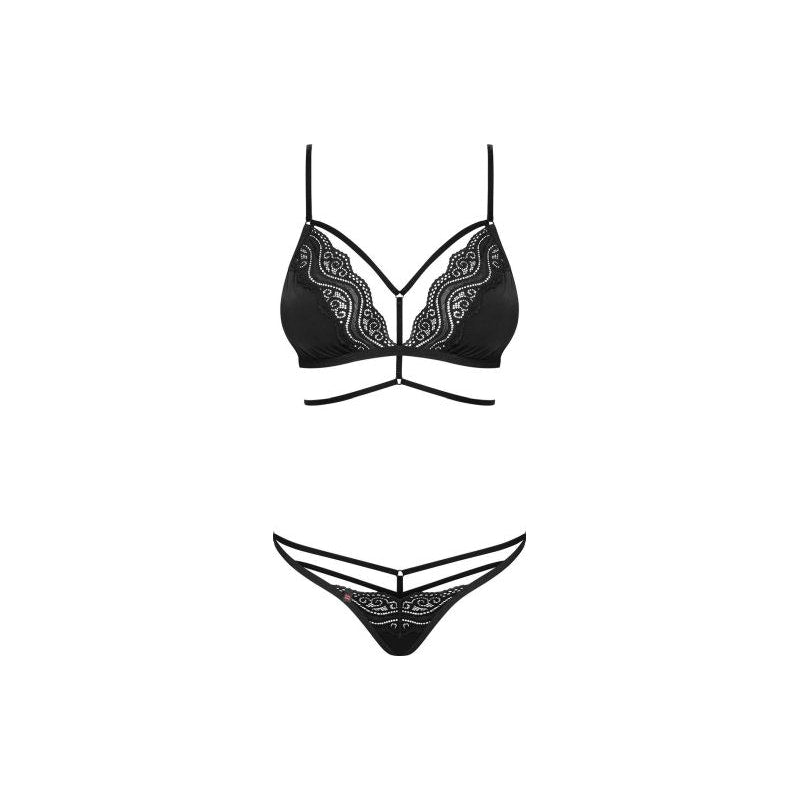 Diyosa 2 Pc Set Black - Naughty by Nature Adult Store