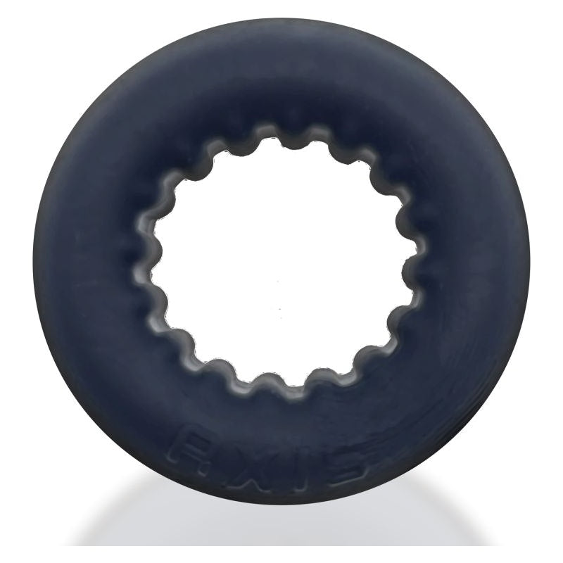 Axis Rib Griphold Cockring Black Ice - Naughty by Nature Adult Store