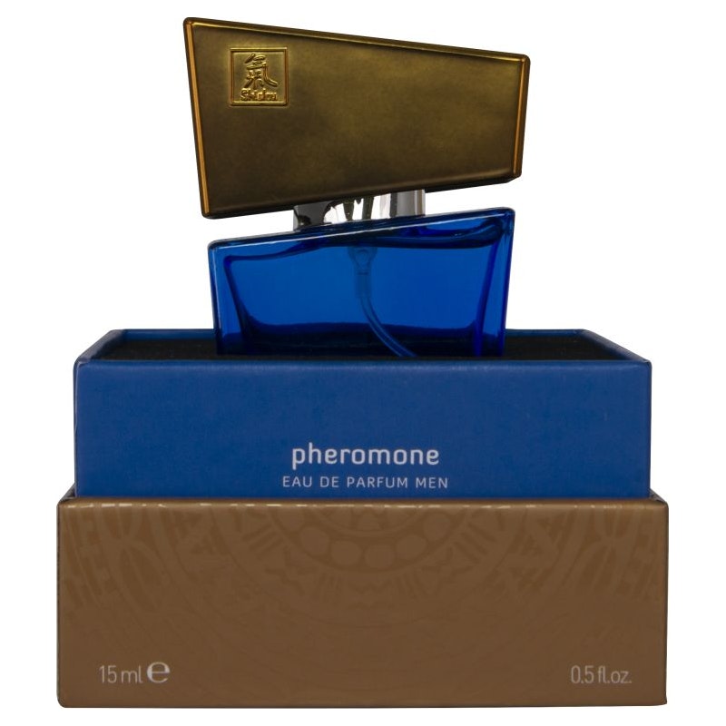Shiatsu Pheromone Fragrance Man Dark Blue 15ml - Naughty by Nature Adult Store