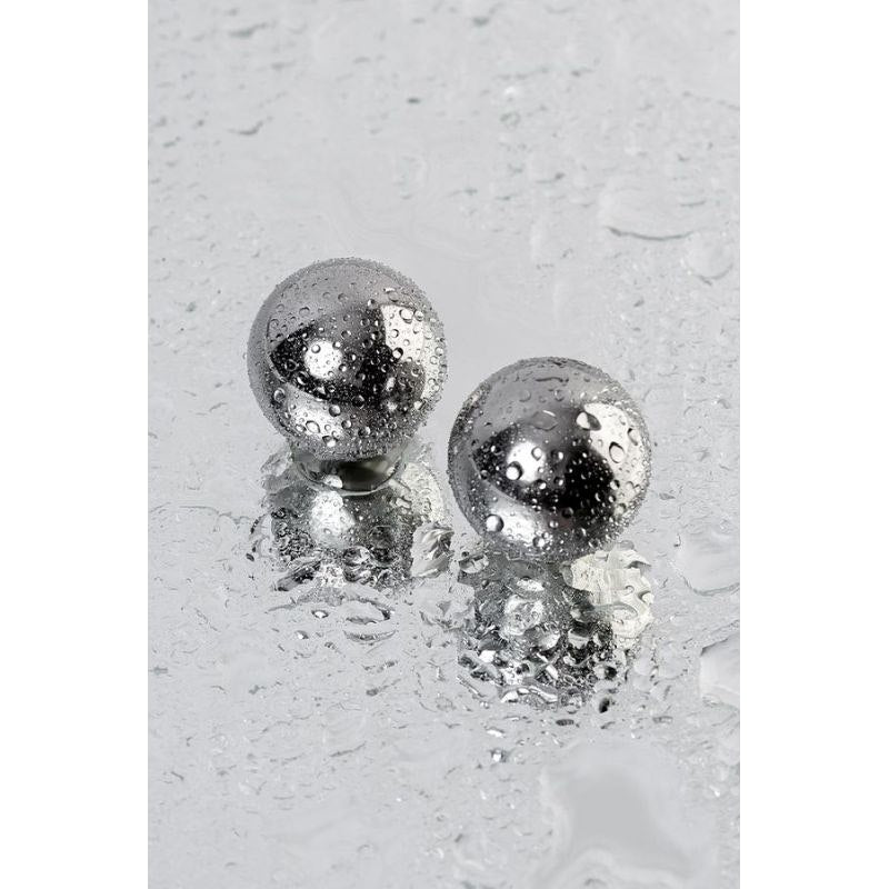 Silver Metal 2 Pc Vaginal Balls 25mm - Naughty by Nature Adult Store