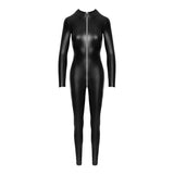 Power Wetlook Catsuit w Front Zipper - Naughty by Nature Adult Store