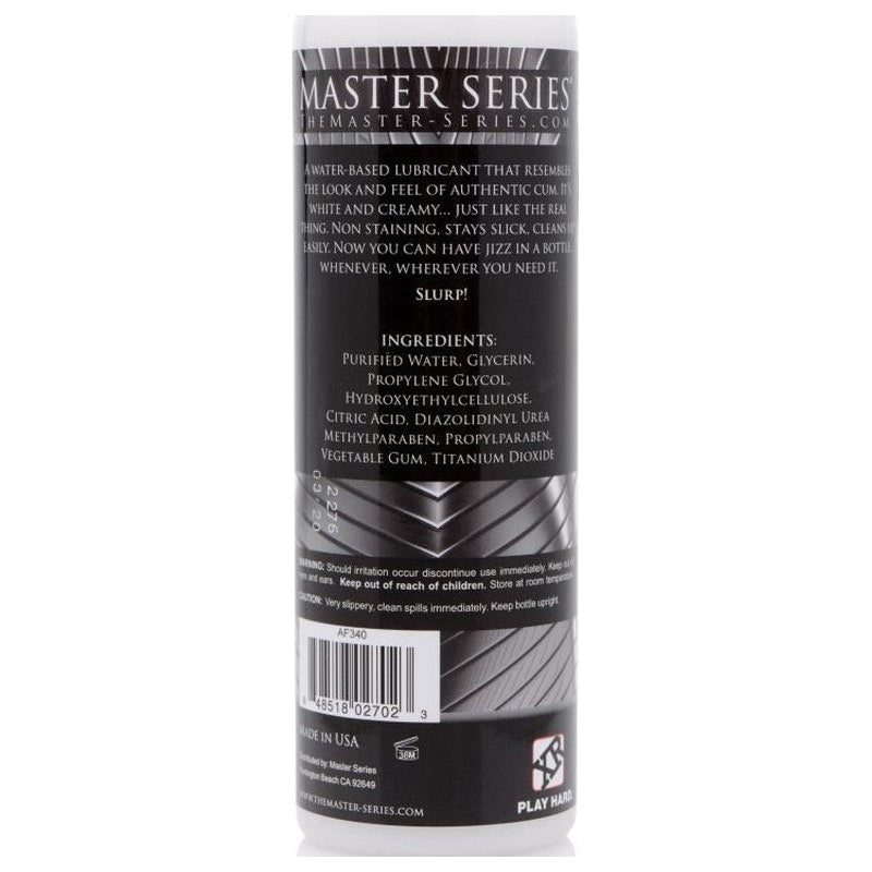 Jizz Unscented Water Based Lube 8oz - Naughty by Nature Adult Store