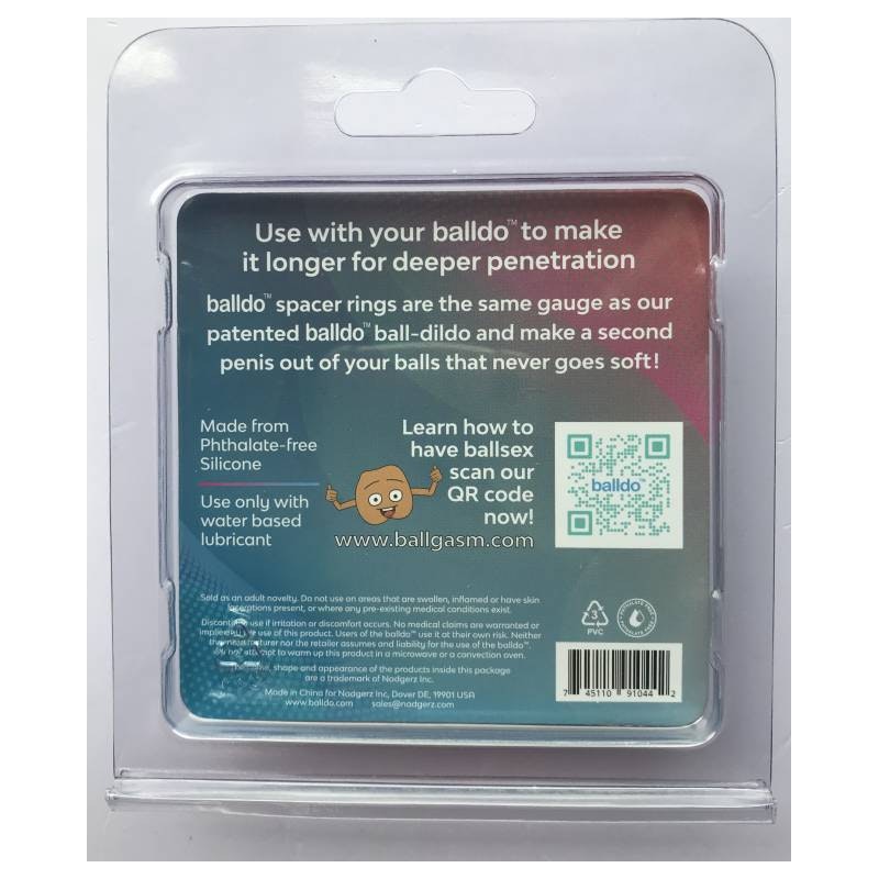 Balldo Extra Spacer Ring Grey - Naughty by Nature Adult Store