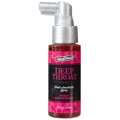 GoodHead Deep Throat Spray Strawberry 59ml - Naughty by Nature Adult Store