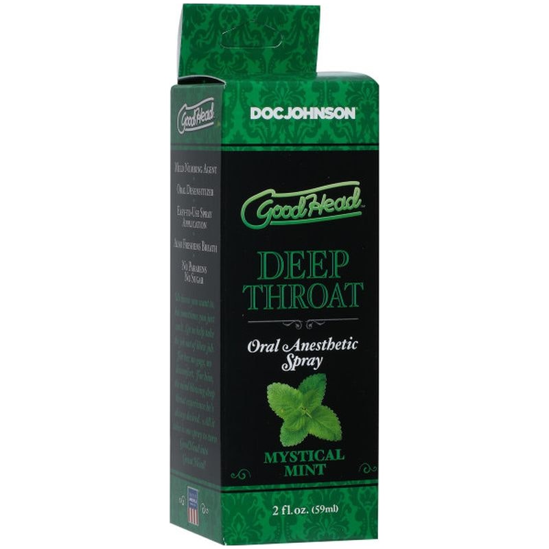 GoodHead Deep Throat Spray Mint 59ml - Naughty by Nature Adult Store