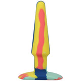 Groovy Silicone Anal Plug 5in Sunrise - Naughty by Nature Adult Store