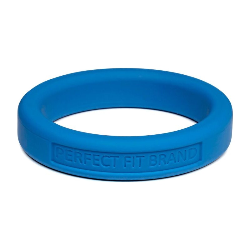 Classic Silicone Medium Stretch Penis Ring 44mm Blue - Naughty by Nature Adult Store