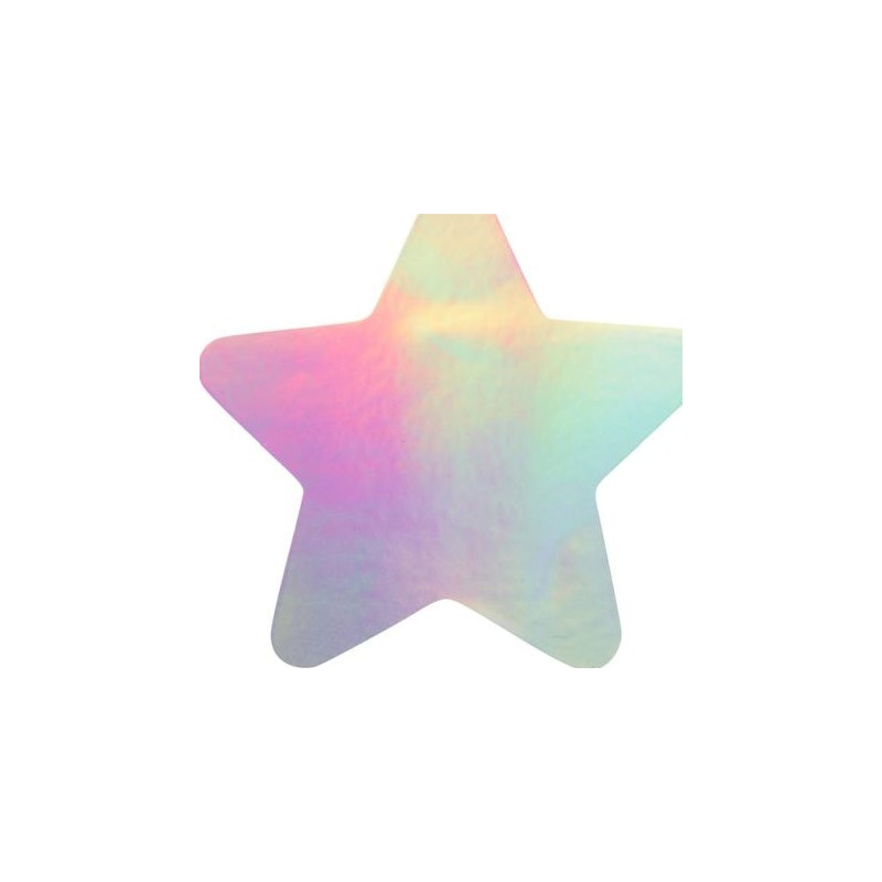 Iridescent Stars Pasties - Naughty by Nature Adult Store