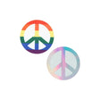 Pride Peace Sign Pasties - Naughty by Nature Adult Store
