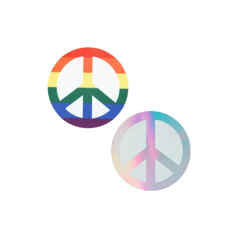 Pride Peace Sign Pasties - Naughty by Nature Adult Store