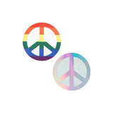 Pride Peace Sign Pasties - Naughty by Nature Adult Store