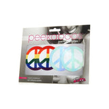 Pride Peace Sign Pasties - Naughty by Nature Adult Store