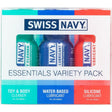 Swiss Navy Essentials 30ml Lubricant Travel Kit - Naughty by Nature Adult Store