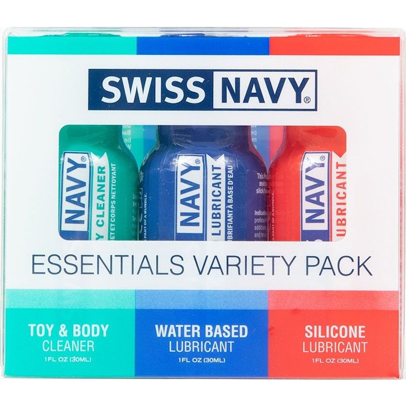 Swiss Navy Essentials 30ml Lubricant Travel Kit - Naughty by Nature Adult Store