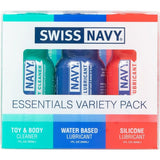 Swiss Navy Essentials 30ml Lubricant Travel Kit - Naughty by Nature Adult Store