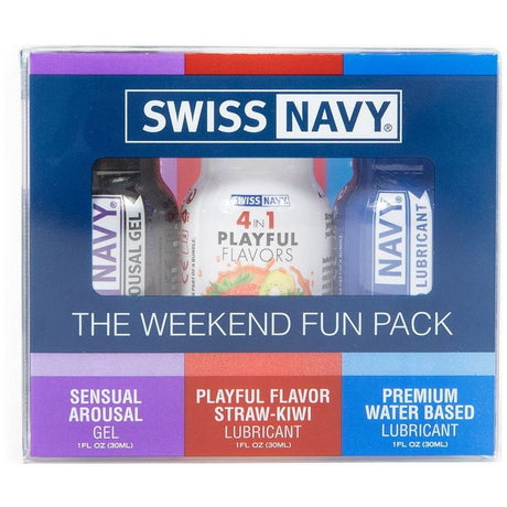 Swiss Navy Weekend Fun Pack - Naughty by Nature Adult Store