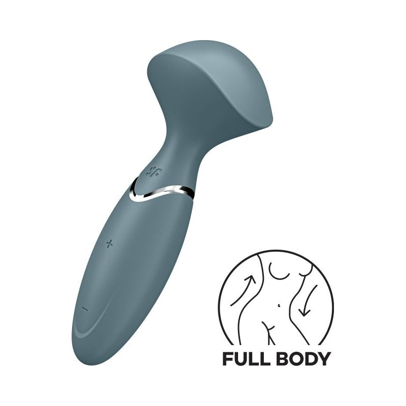 Satisfyer Mini Wand-er Stone Grey - Naughty by Nature Adult Store