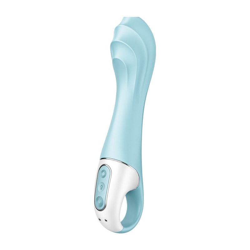 Satisfyer Air Pump Vibrator 5+ Blue - Naughty by Nature Adult Store