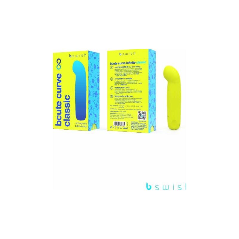 Bcute Curve Infinite Classic Citrus Yellow - Naughty by Nature Adult Store