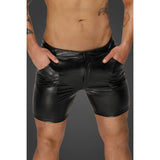 Snake Wetlook Mid Length Shorts with Back Pockets - Naughty by Nature Adult Store