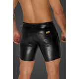 Snake Wetlook Mid Length Shorts with Back Pockets - Naughty by Nature Adult Store