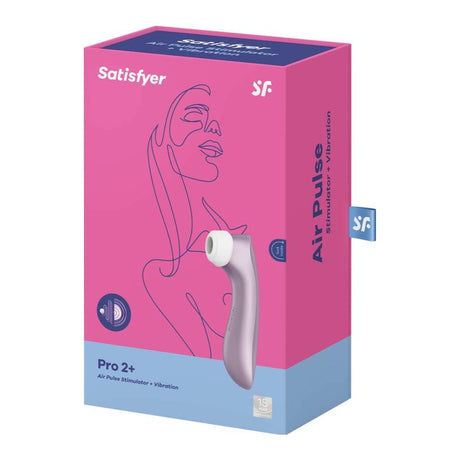 Satisfyer Pro 2+ G2 Clitoral Stimulator Violet - Naughty by Nature Adult Store