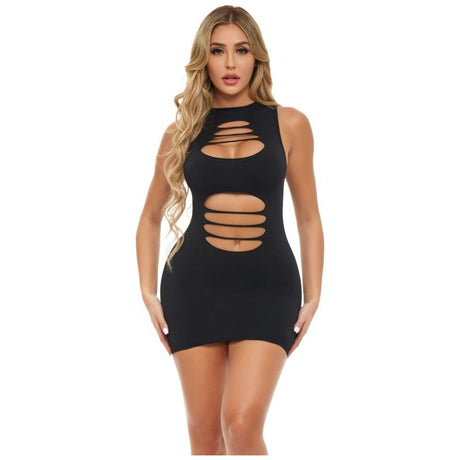Cant Commit Dress Black - Naughty by Nature Adult Store