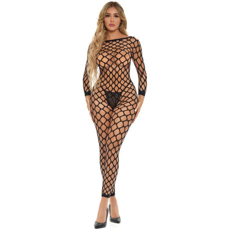Swipe Right Crotchless Bodystocking Black - Naughty by Nature Adult Store