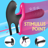 Frank Remote Control Vibrating Penis Shaft and Clit Stim Enhancer