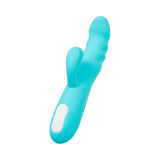 JOS Merry Swirl Rotating Shaft Rabbit Vibrator Blue - Naughty by Nature Adult Store